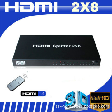 2x8 HDMI splitter BOX  suooprt 3D